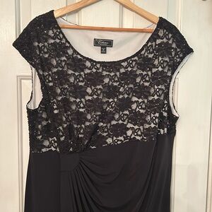 Dress‎ Barn Collection Black Faux Wrap dress Size 18W